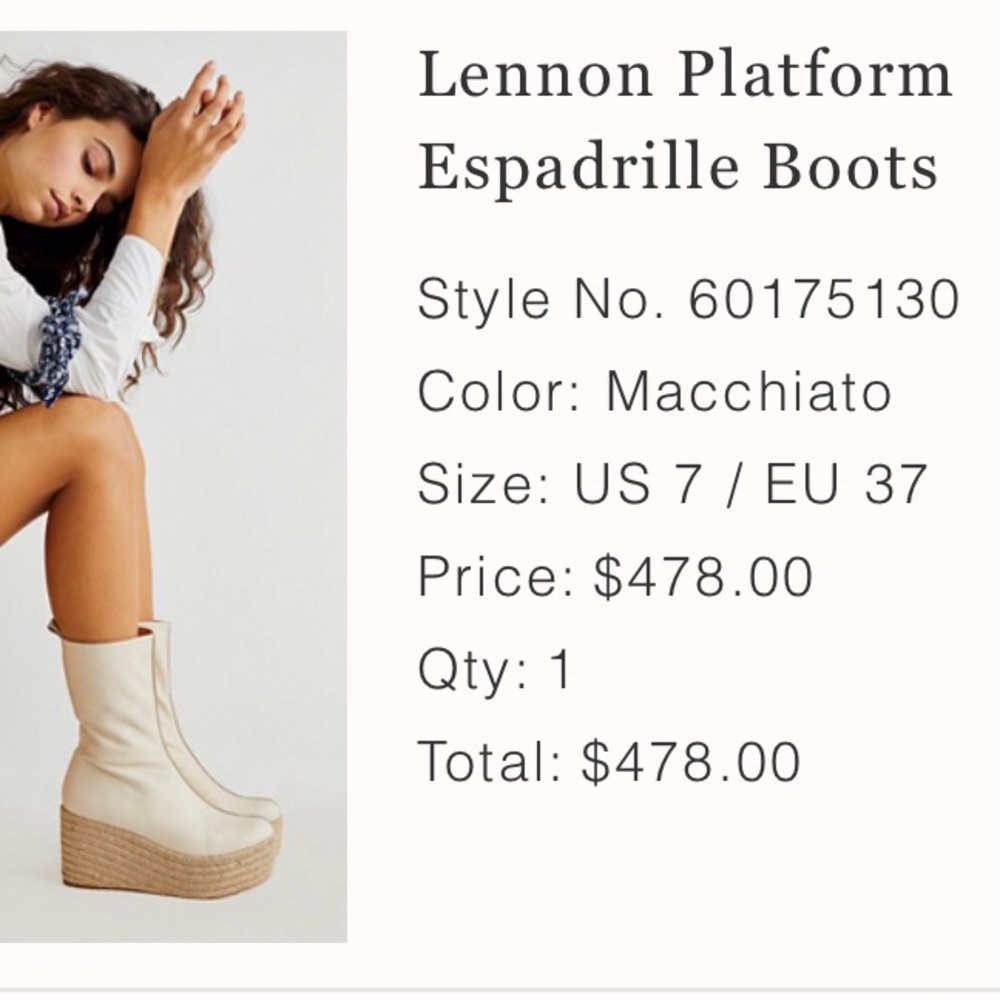 Paloma Barcelo Macchiato Platform Espadrille Boots